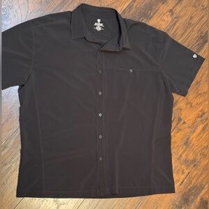 Kuhl Men's Black Short Sleeve Button-Down Shirt